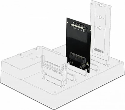 Adapter DeLOCK mSATA në SATA 6Gb/s, i brendshëm