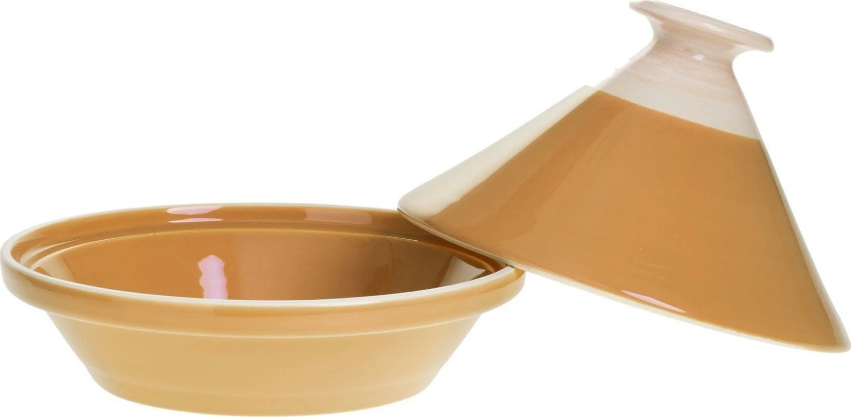 Enë gatimi tagine Secret de Gourmet Moroccan, Ø28 cm, H21.5 cm, qeramikë, mustard