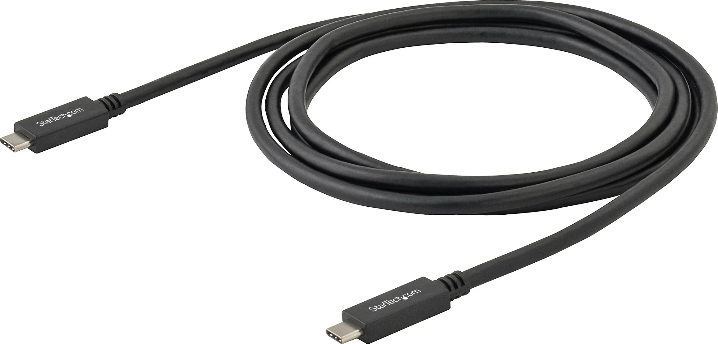 Kabllo USB-C StarTech USB315CC2M, 2m, USB 3.2 Gen 1, PD 60W 3A, 5Gbps, e zezë