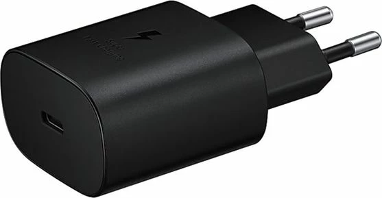 Karikues rrjeti Samsung EP-TA800 25 W 1x USB-C 3 A me kabllo USB-C 1 m, i zi