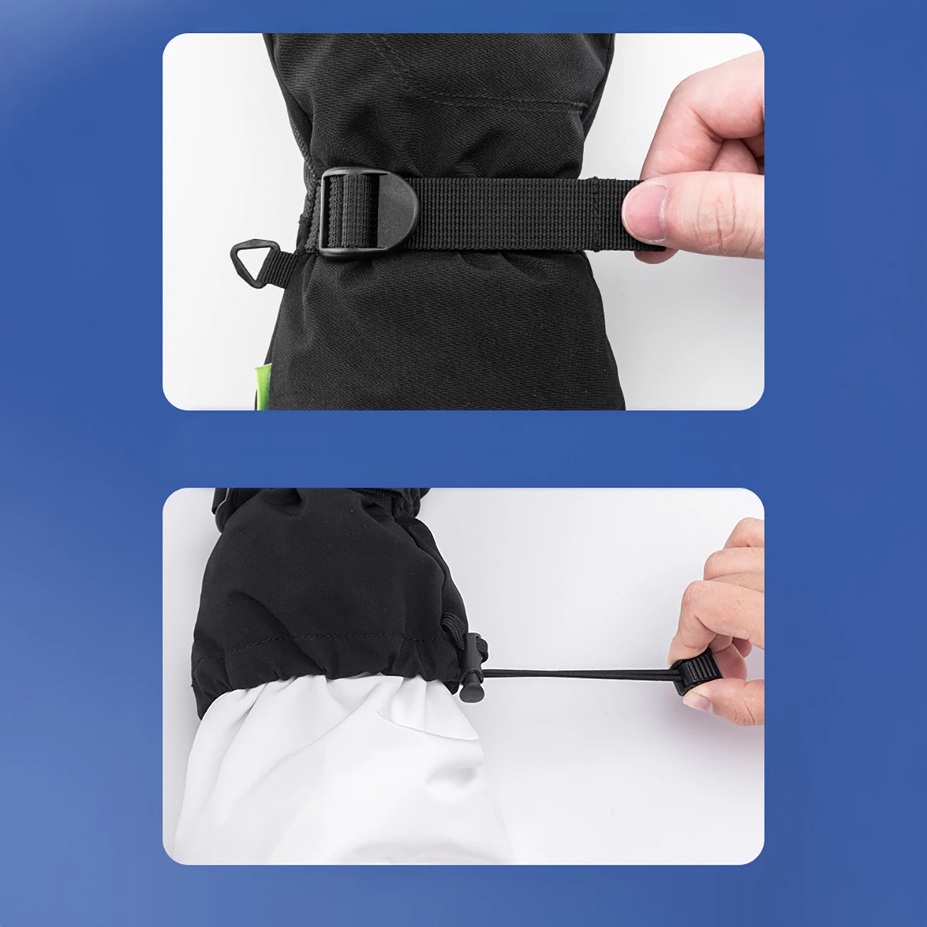 Doreza ski Qunature Finger Style, M, e zezë