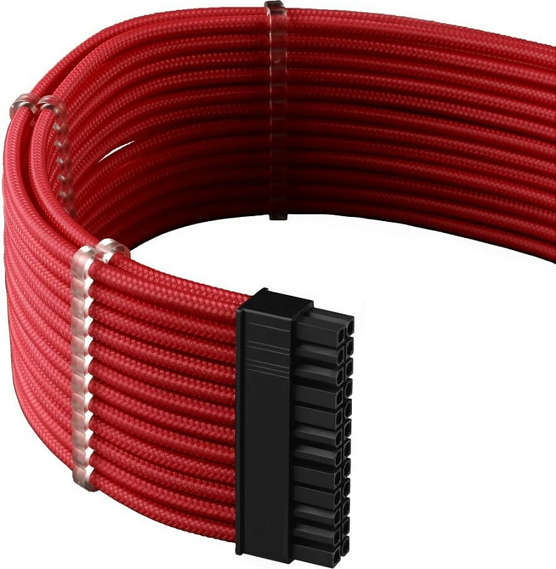 Kit kabllosh PSU modularë CableMod C-Series PRO ModMesh për Corsair AXi/HXi/RM (Yellow Label), i kuq