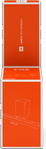 Soundbar JBL Bar 2.1 MK2 Deep Bass 300W 2.1-kanal, Bluetooth, e zez, set me subwoofer dhe telekomandë