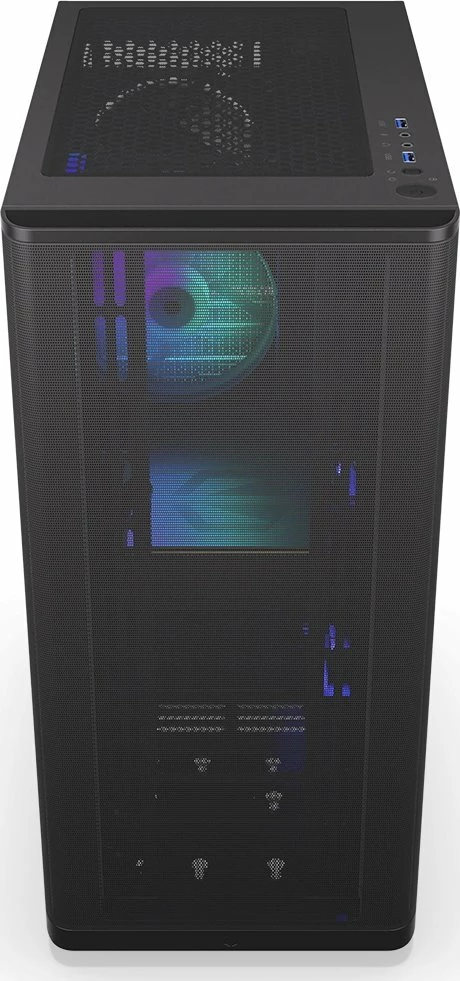 Kasë Endorfy Ventum 200 Solid EY2A001 Midi Tower ATX pa PSU pa dritare USB 3.0 x2 e zezë