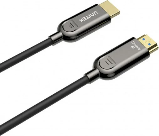 Kabëll HDMI optik UNITEK 8K 120Hz, 5m, i zi