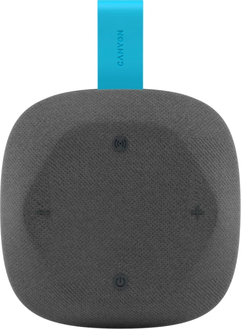 Altoparlant CANYON Hexagon 10, Bluetooth 5.3, TWS, 8W, IPX5, USB-C, 2500mAh, Gri/Blu