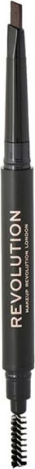 Revolution Duo Brow Definer Pencil - Medium Brown
