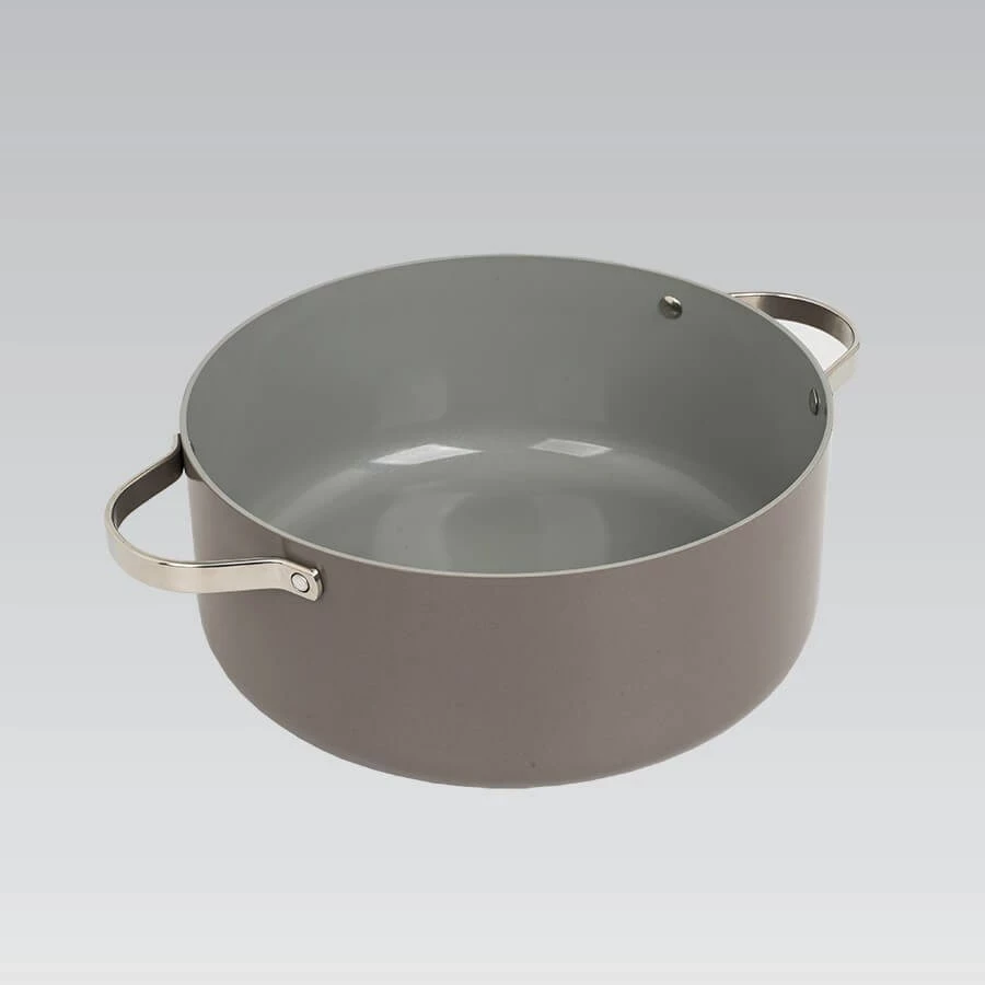 Tenxhere Maestro MR-4009-24 me kapak, 24 cm, 4.1 L, Gri
