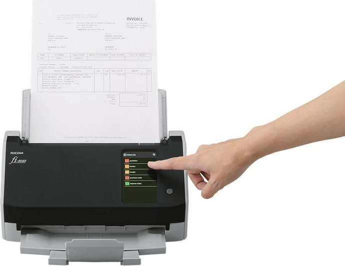 Skaner Ricoh fi-8040, 210 x 297 mm, 600 x 600 DPI, 24 bit, 8 bit, 40 ppm, 80 ipm