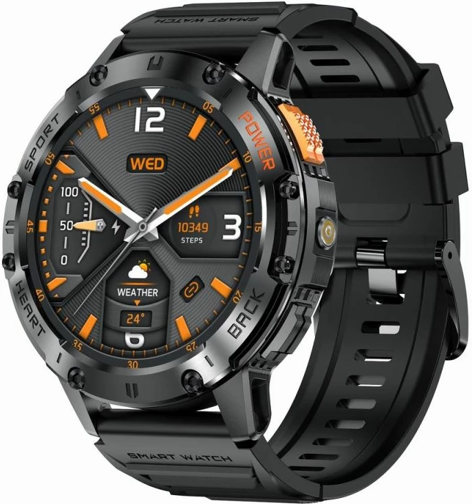 Smartwatch Gravity për të gjithë, e zezë
