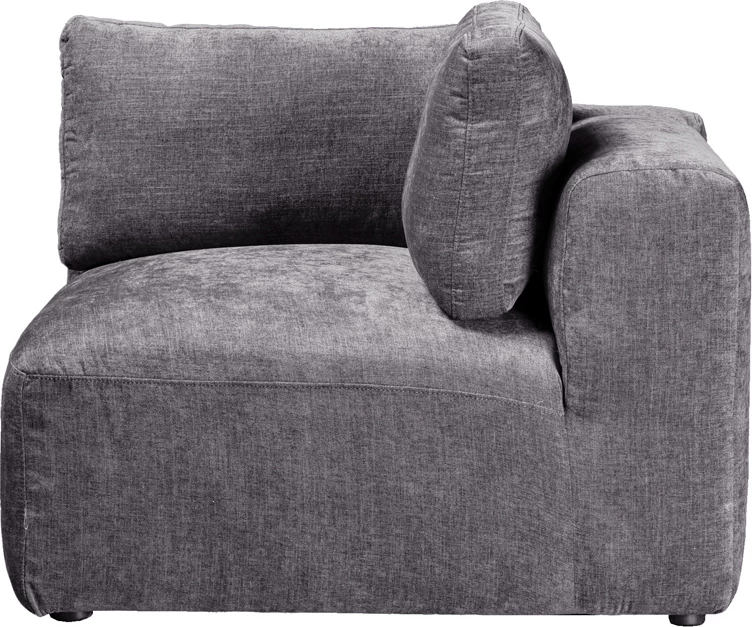 Karrige këndi BOX me krah të kthyeshëm, gri Vogue 14, 107x107x85cm