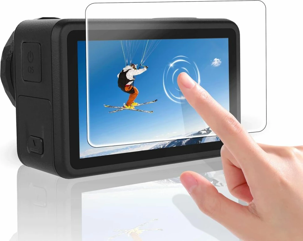 Xham i kalitur mbrojtës Tech-Protect Glass Fit+ për DJI Osmo Action 5 Pro, set 2-pack, transparent