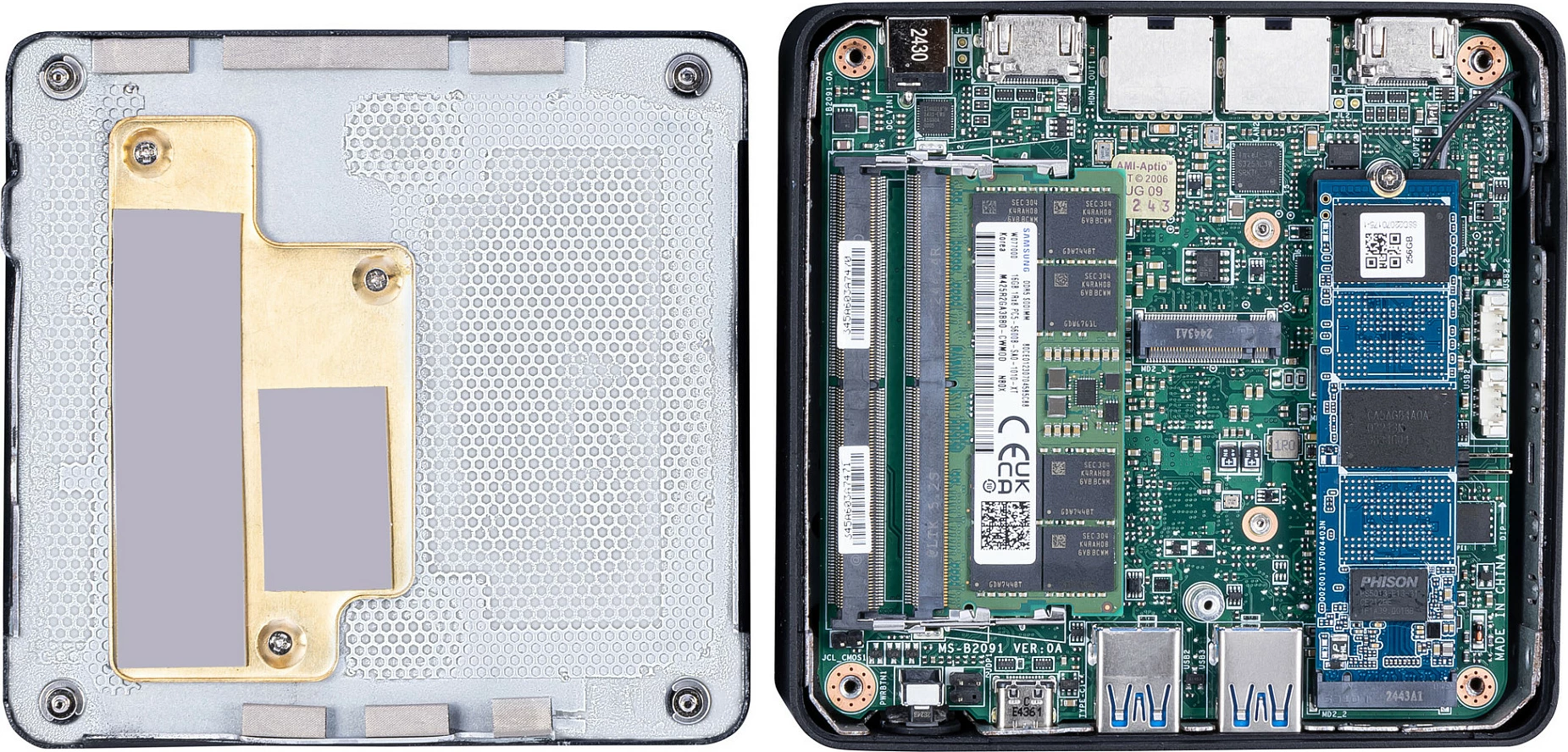 Mini PC MSI Cubi NUC AI 1UMG-018BEU, barebone, Wi‑Fi 6E, 2x LAN, HDMI 2.1, e zez