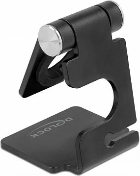 Mbajtëse Smartwatch DeLOCK, e palosshme, alumini, menaxhim kabllo, e zezë