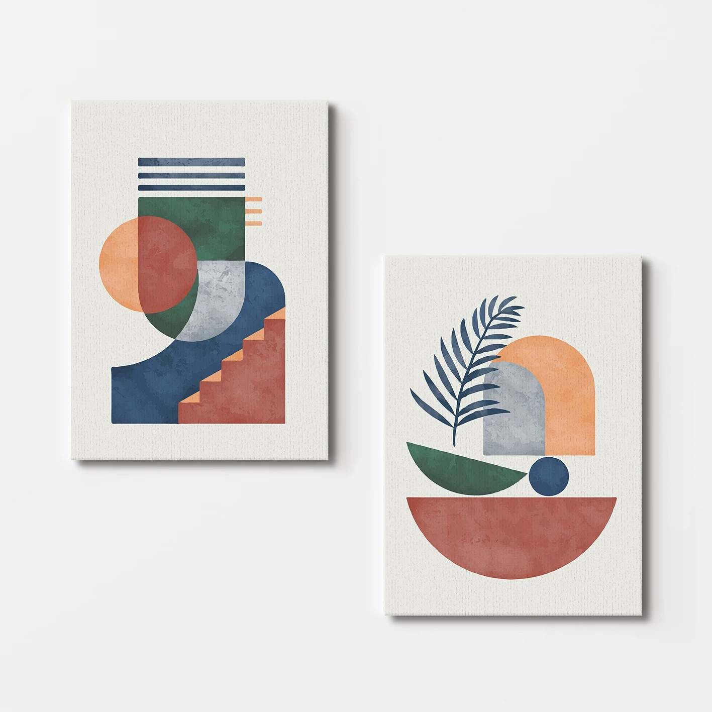 Pikturë dekorative në kanavacë (2 copë), Wallity, 2KNV4282, 50x70 cm