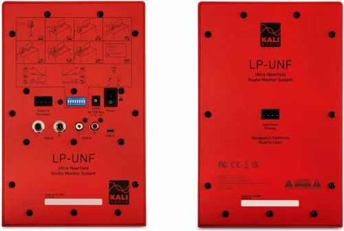 Altoparlantë Bluetooth KALI AUDIO AUDIOLP-UNF-R, të kuq, set prej 2 copë