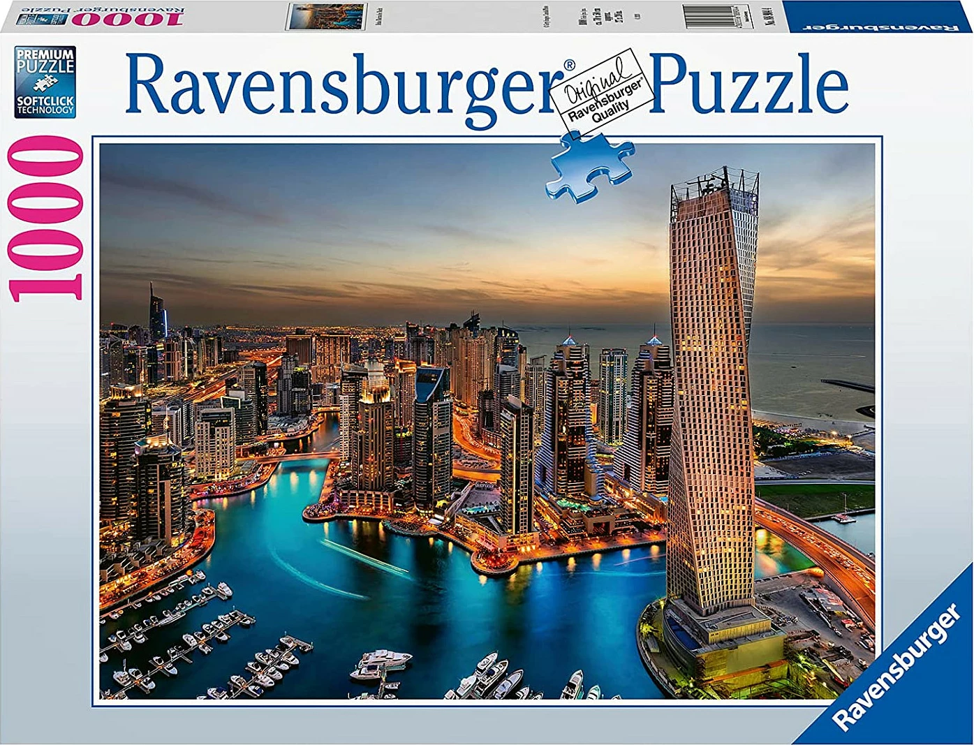 Puzzle Ravensburger Dubai Marina 88904, 1000 copë