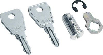 Mbyllje (bravë) Hager Volta Standard VZ302N, për montim në T-grip, 2 çelësa, argjend