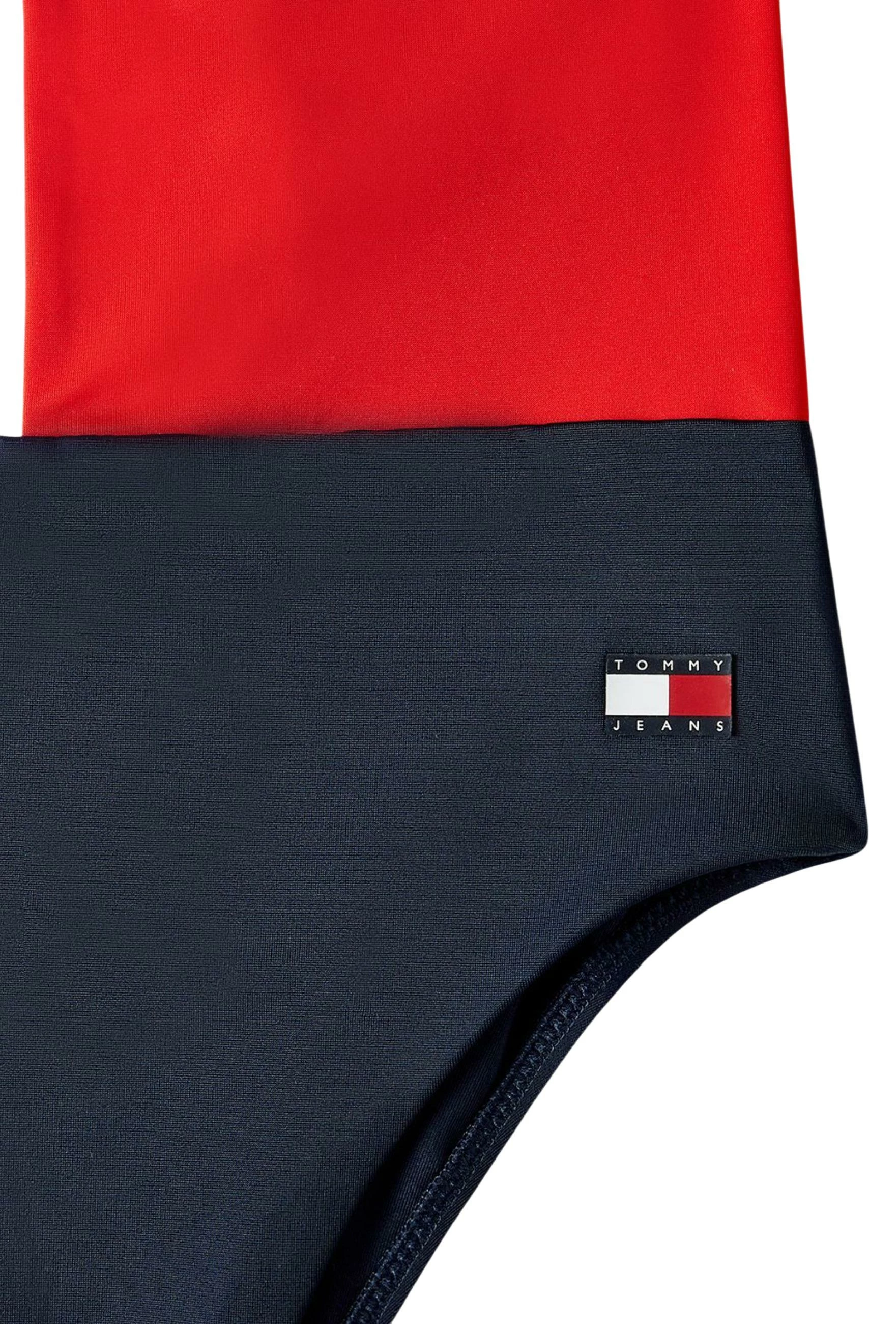 Bikine njëpjesëshe për femra Tommy Hilfiger SCOOP UW0UW06571, blu e errët [Madhësia: XS]