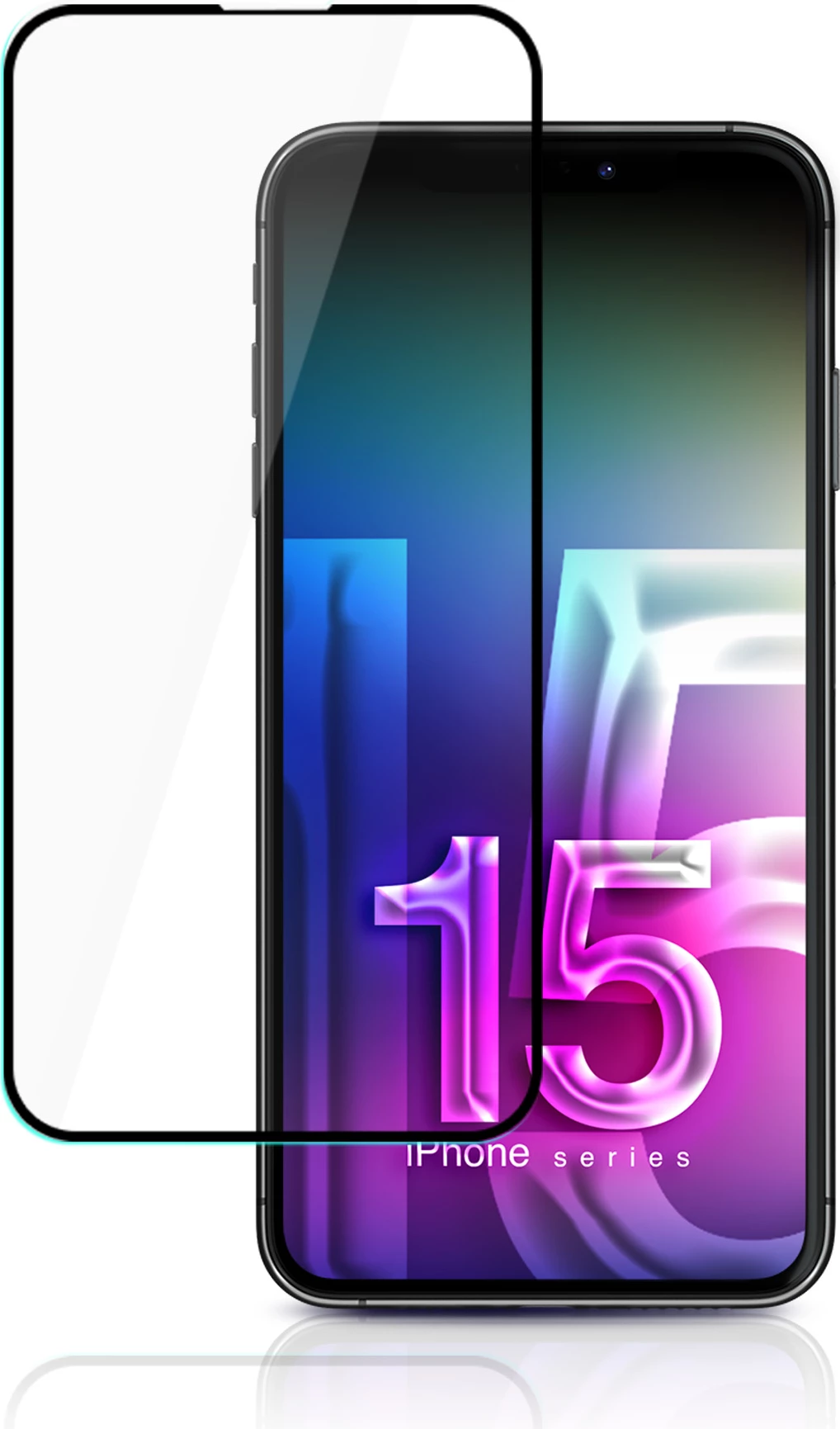 Xham mbrojtës 3mk HardGlass Max Lite për iPhone 15