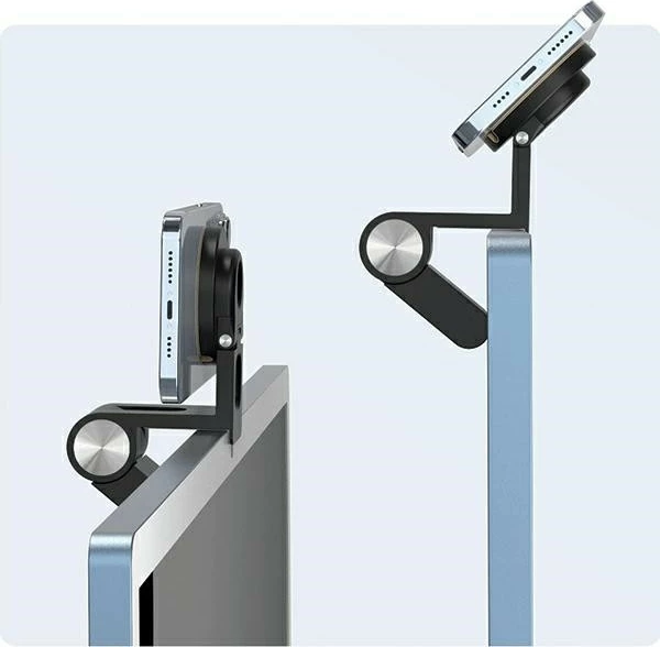 stendë magnetike 3-në-1 SODI BM-330 MagSafe, e palosshme dhe e rregullueshme, e zezë