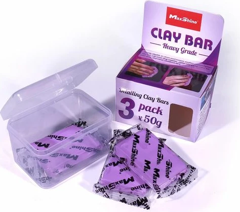 Kit Polirimi Clay Bar Me Prerje Te Rende 50g 3cope