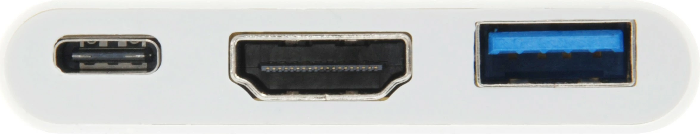 Adapter USB Type-C në HDMI/USB A/PD Equip, 0.15m, i bardhë