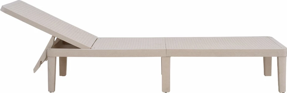 Shezlong Seagull, ngjyrë terrazzo, 191x55x29cm