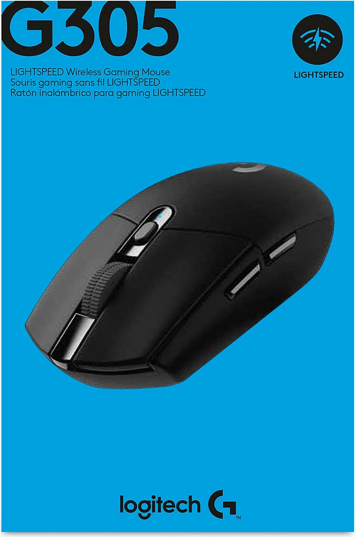 Maus Logitech G G305 LIGHTSPEED Wireless Gaming, 12000 DPI, i zi