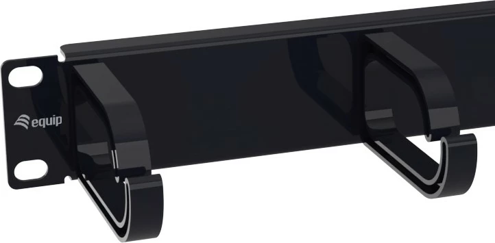 Panel menaxhimi kabllosh Equip 10", 1U, plastikë/çelik, i zi