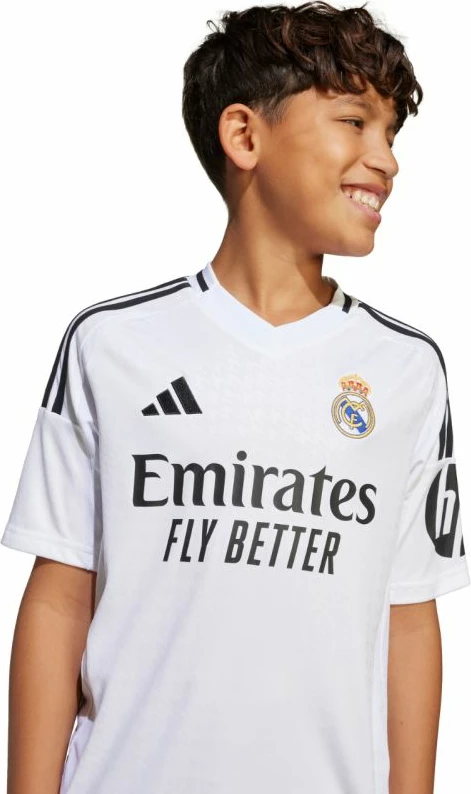 Fanellë fëmijësh adidas Real Madrid 24/25 Home, e bardhë