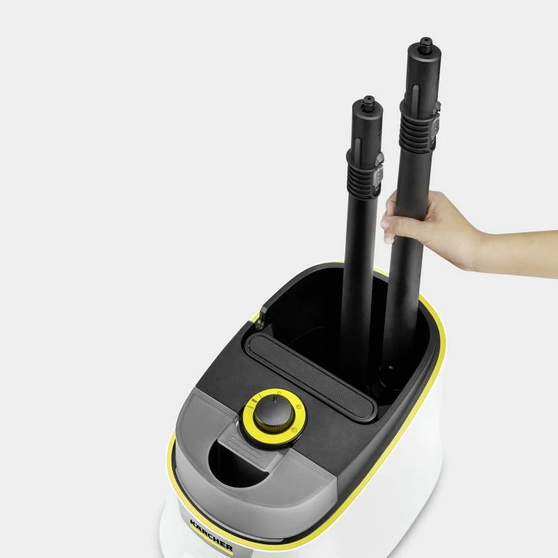 Pastrues me avull, Kärcher SC 4 Deluxe EasyFix Premium 1.513-460.0, 4.0 bar, rezervuar i heqshëm me mbushje të vazhdueshme, set aksesorësh, bardh e zi