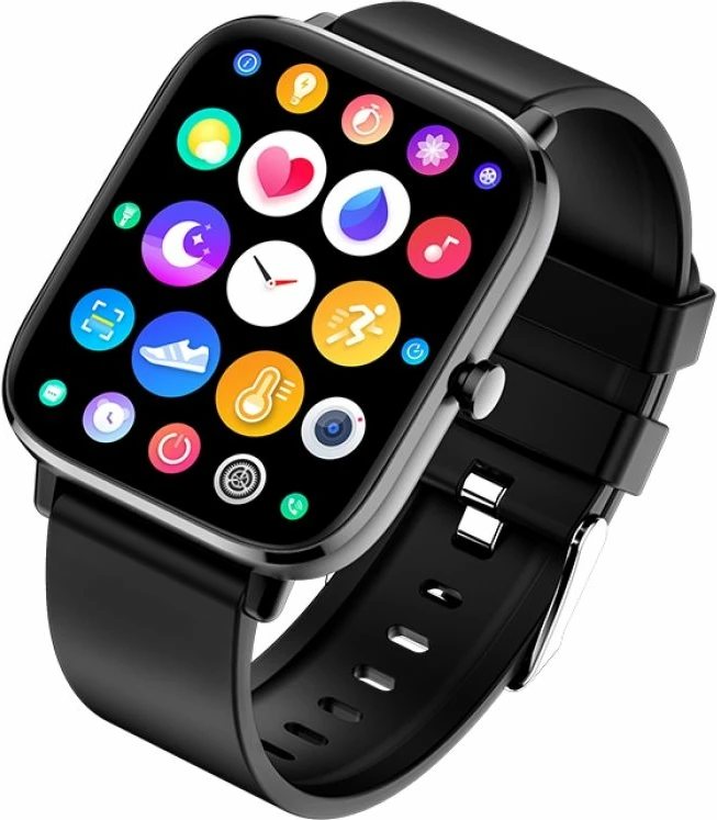 Smartwatch Giewont për femra, i zi