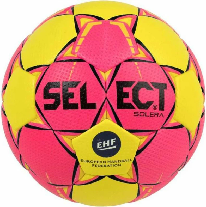 Top për handball Select Solera Senior 3, 2018, për meshkuj dhe femra, rozë me të verdhë