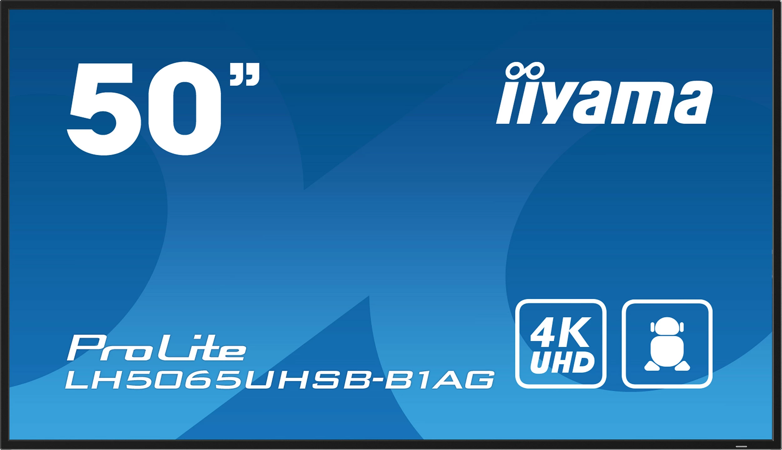 Monitor iiyama ProLite LH5065UHSB-B1AG 50 inç, 4K UHD, Wi-Fi, i zi