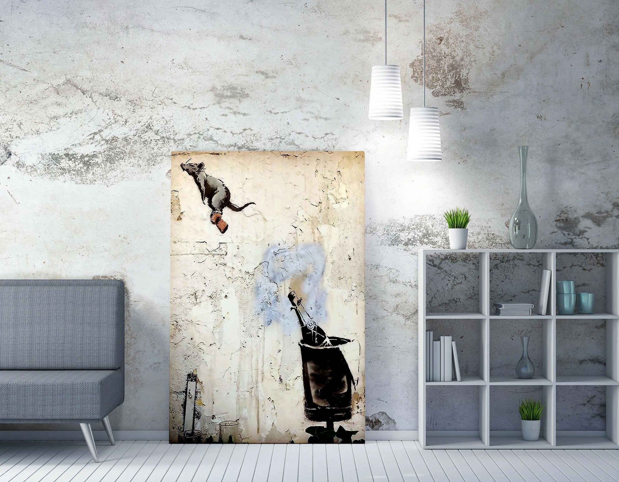 Pikturë dekorative në kanavacë Wallity, WY117, 70x100cm