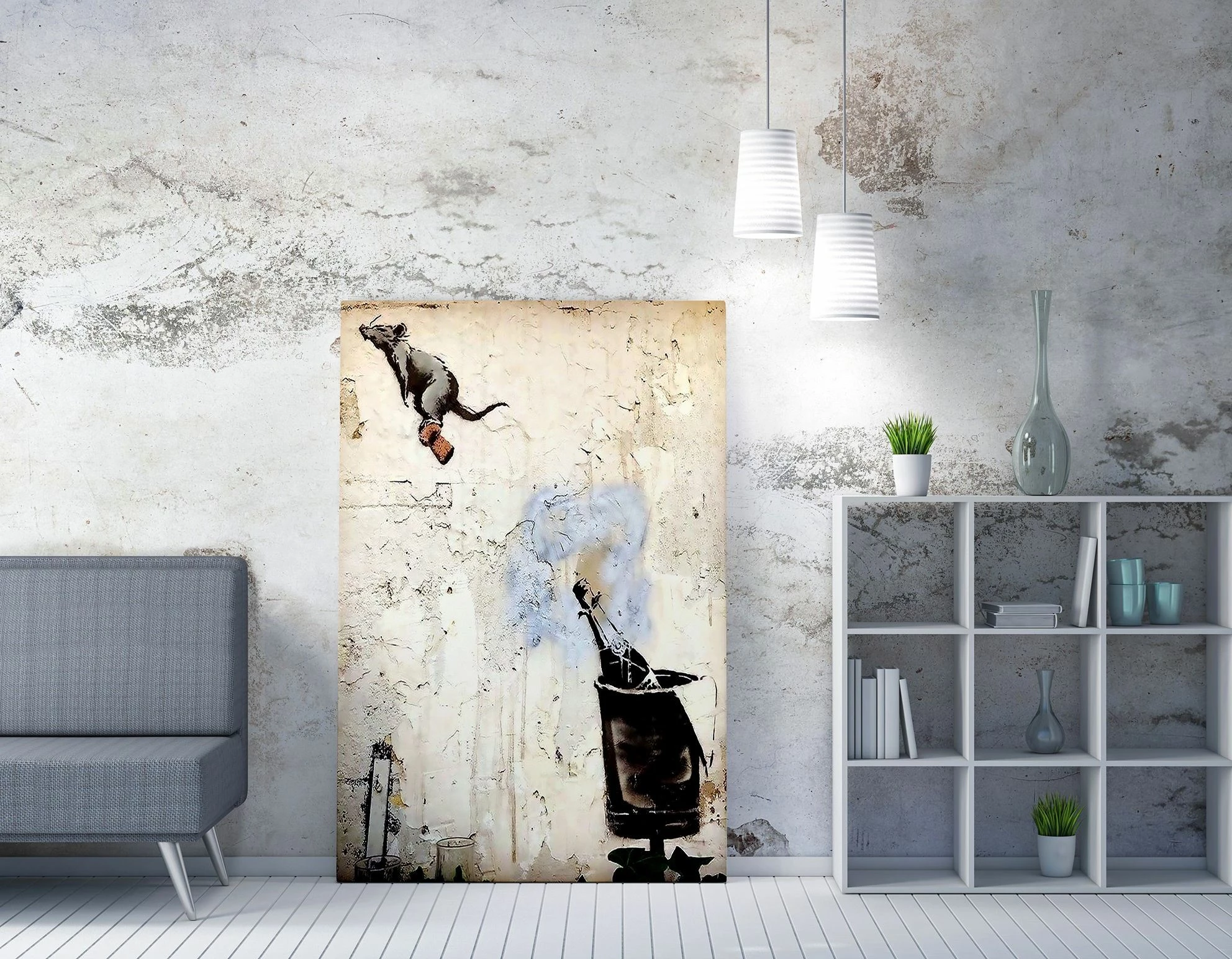Pikturë dekorative në kanavacë Wallity, WY117, 70x100cm