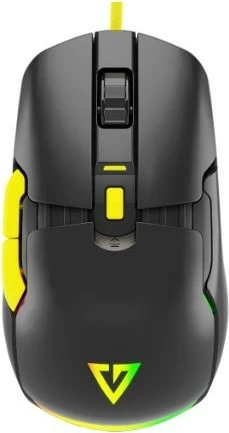 Maus gaming optik MODECOM Volcano Jager 12000 DPI, 7 butona, RGB, me kabllo USB, i zi