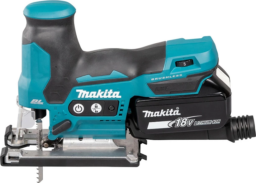 Sharrë tifo Makita DJV185RF1J, 18V, brushless, dorezë e sipërme, jeshile