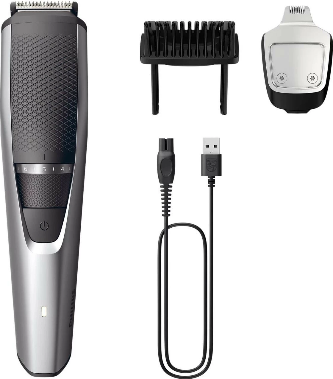 Makinë rroje Philips BT3239/15, për mjekër, ngjyrë argjendtë