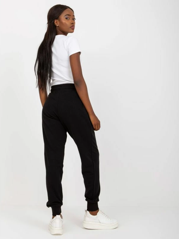 Pantallona sportive BASIC FEEL GOOD, të zeza [Madhësia: M]