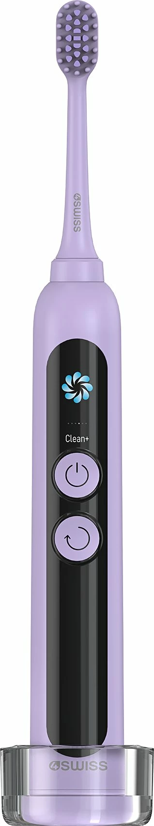 Furçë dhëmbësh elektrike 4Swiss ST216 Electrosonic Care+ 6 mënyra, 2 koka, Lavender