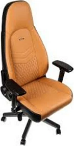 Karrige gaming Noblechairs ICON, lëkurë e vërtetë, cognac/zi