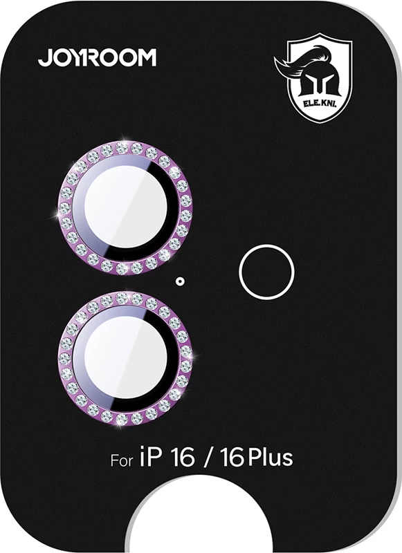 Xham mbrojtës për lente Joyroom JR-MSJ0275 për iPhone 16/16 Plus, rozë