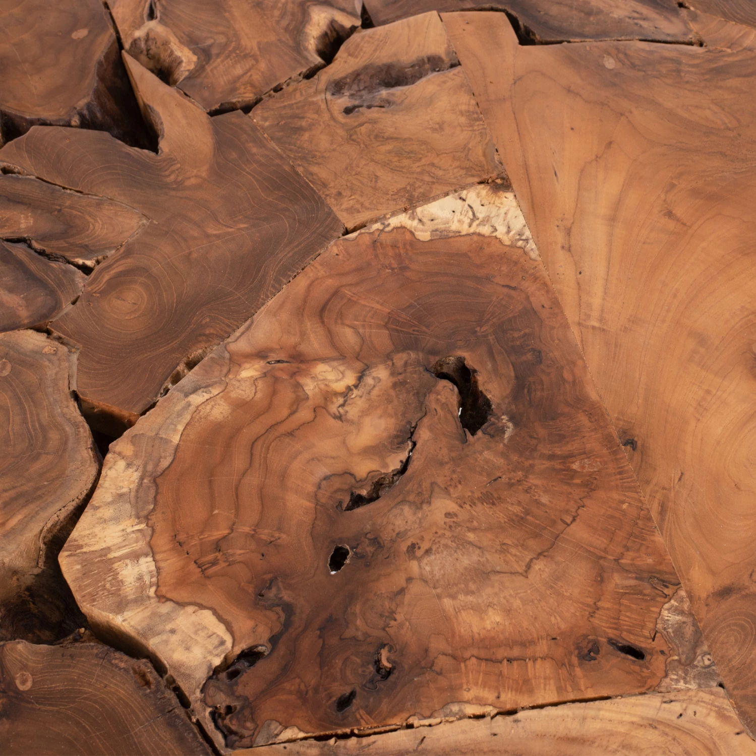 Tavolinë kafeje katrore, ngjyrë druri natyral, FH9354, 80x80x48H