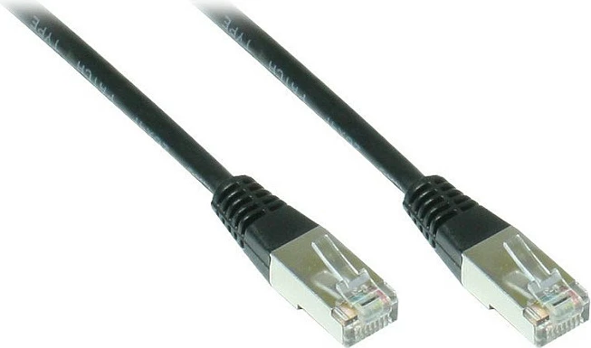 Kabllo rrjeti GoodConnections 855S-005, Cat5e, RJ-45 në RJ-45, 0.5 m, S/FTP, e zezë