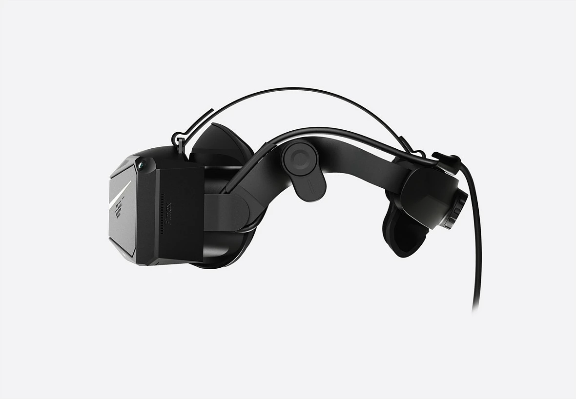 Headset VR Pimax Crystal Light me kontrollera, PCVR, 90 Hz, FOV 106°, i zi