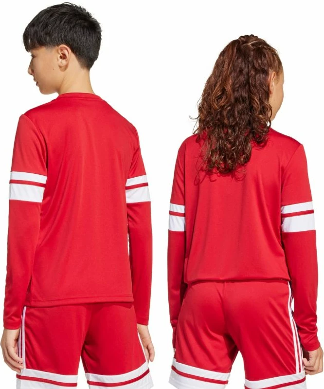 Fanellë futbolli për fëmijë adidas, e kuqe dhe e bardhë [Madhësia: 128 cm]