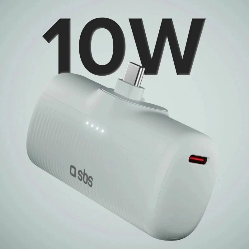 Powerbank SBS EcoPower 5000 mAh 10W, gri