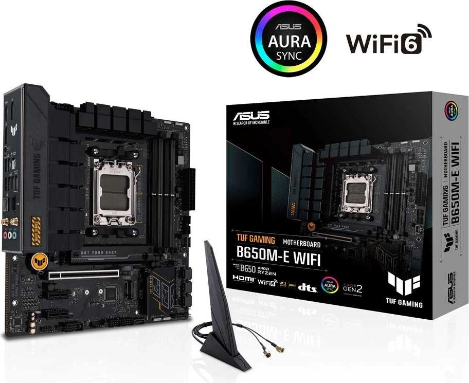 Pllakë amë ASUS TUF GAMING B650M-E WIFI, Socket AM5, micro ATX